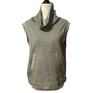 Lole sleeveless pullover hoodie, high neck. Sz S